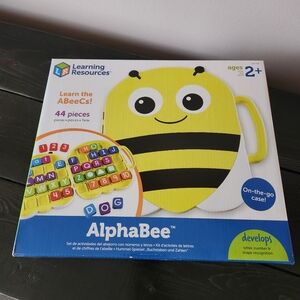 Learning Resources AlphaBee Alphabet, Homeschool, ABCs, Numbers, Shape & Word Re